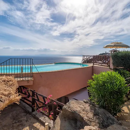 Patty With Infinity Pool In Front Of The Sea, Parking And Wifi Torre delle Stelle