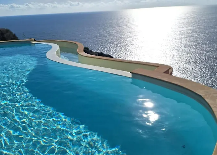 别墅 Patty With Infinity Pool In Front Of The Sea, Parking And Wifi 托雷德尔斯泰尔